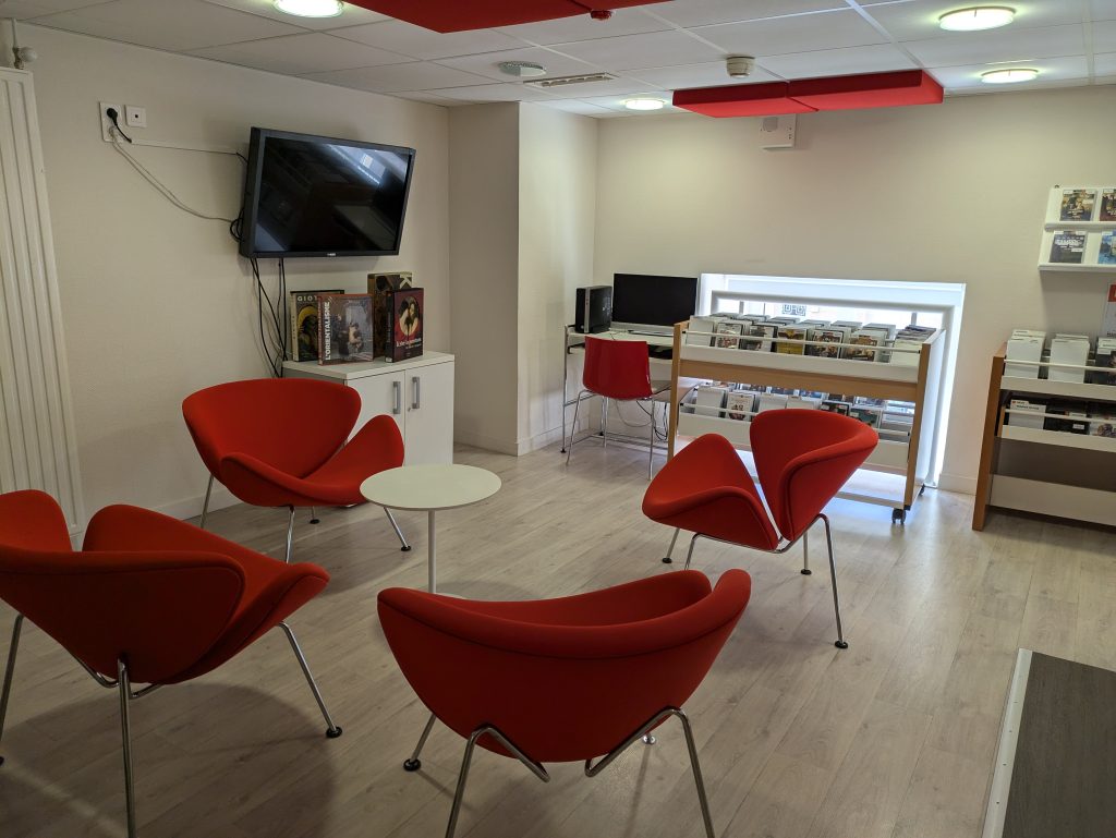 Le coin cosy de la mezzanine